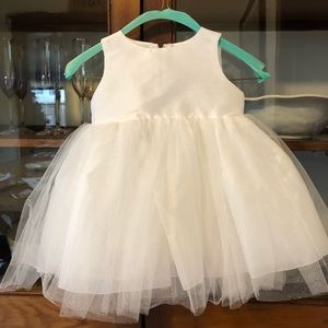 White Flower Girl Dress